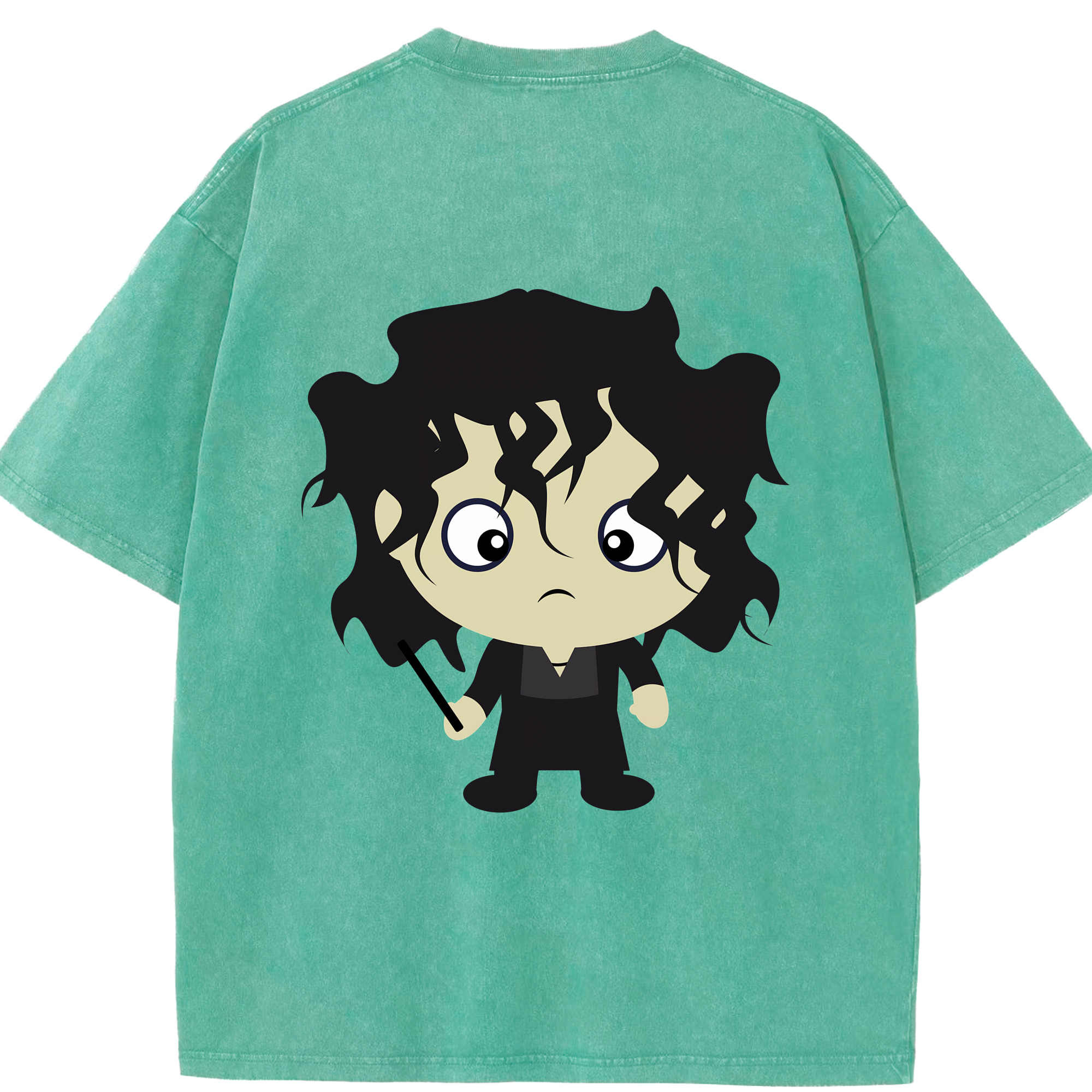 （画像用） Harry Potter ハリー・ポッターシリーズ 綿100% ヴィンテージ風 半袖Tシャツ（背面プリント）
